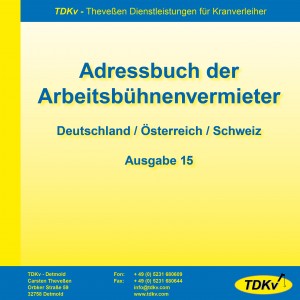 Das Adressbuch für die Arbeitsbühnenvermietung Adressbuch der Arbeitsbühnenvermieter
