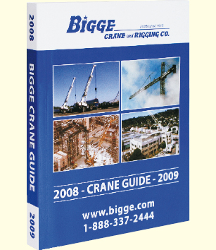 Equipment guide for Bigge crane rental