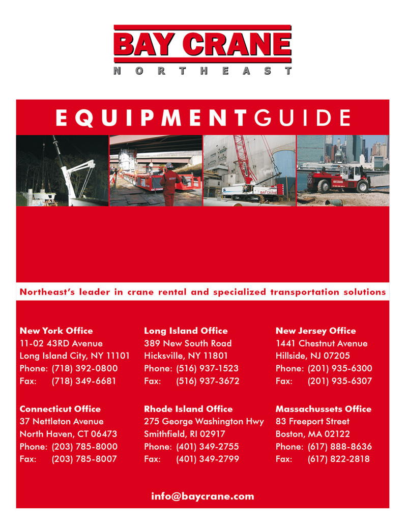 Fourth equipment guide for Bay Crane, New York