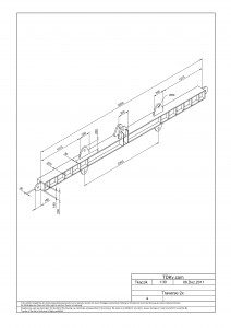 CAD Zeichnungen für Schwerlast-Traversen und Spreizen