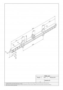 CAD of spreader beams