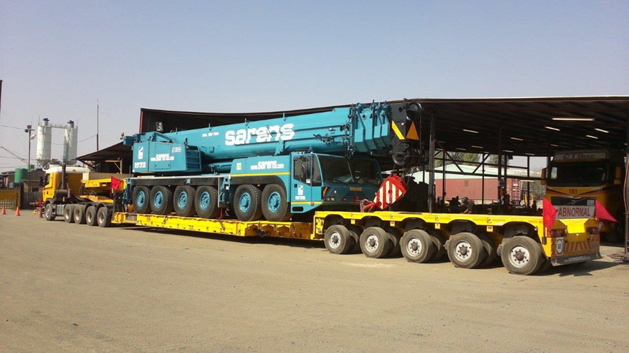 Demag AC 300 Sarens transport