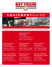 Bay Crane equipment guide, No. 7