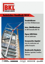 Crane guide BKL Baukran Logistik 2014