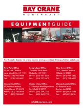 Bay Crane equipment guide 2015