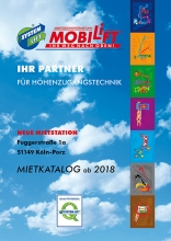 Arbeitsbühnen-Mietkatalog für Mobilift - Ausgabe 2018